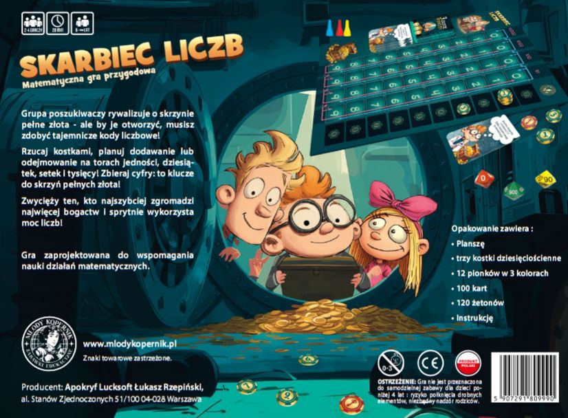 Skarbiec Liczb Matematyczna Gra Przygodowa